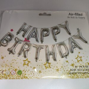 مجموعة بوالين عبارة HAPPY BIRTHDAY