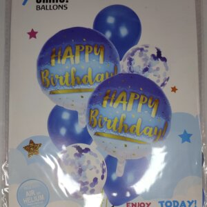 مجموعة بوالين 7 قطع  HAPPY BIRTHDAY